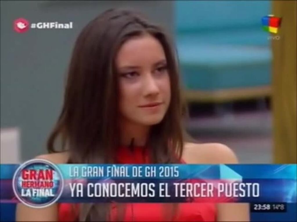 Belén quedó tercera en Gran Hermano 2015