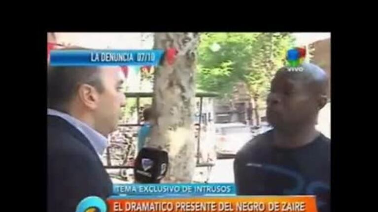 El Negro de Zaire, de la fama efímera a este dramático presente: "Vivo en un lavadero y dormí tres meses en un auto"