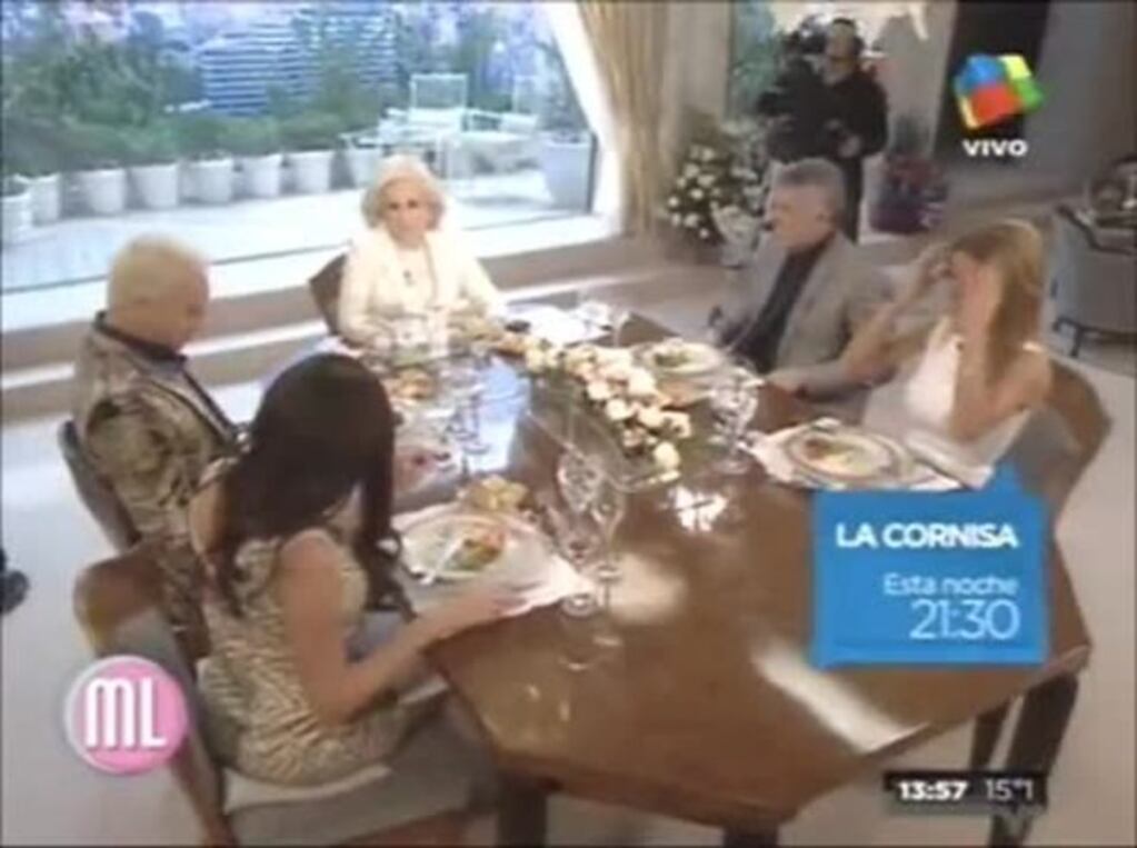 Mirtha Legrand y Pamela David se sacaron chispas en vivo