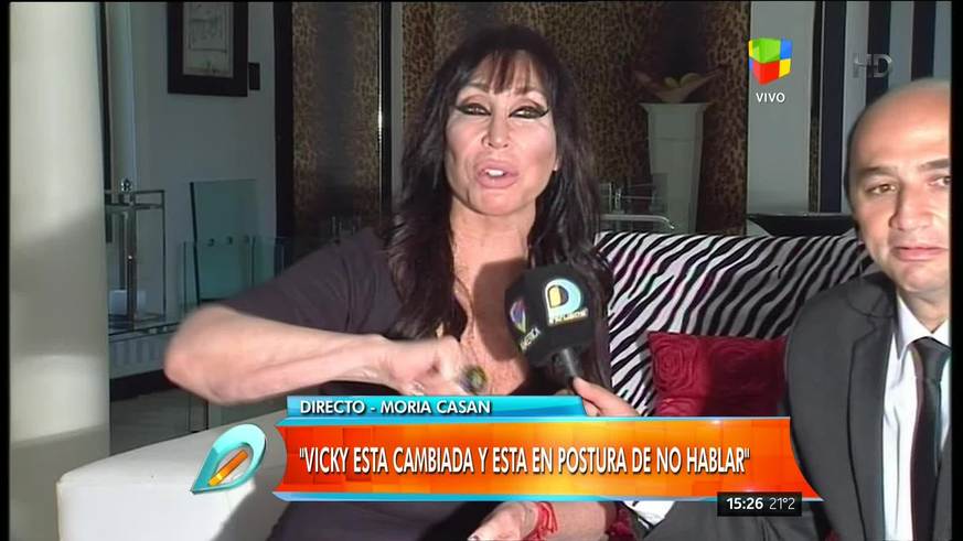 Moria interrumpió un móvil para mostrar una desopilante situación… ¡que generó la risa de Rial y los panelistas!