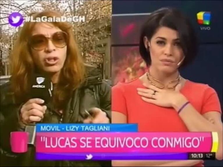 Lizy Tagliani reveló el motivo por el que Lucas reaccionó violentamente en GH 