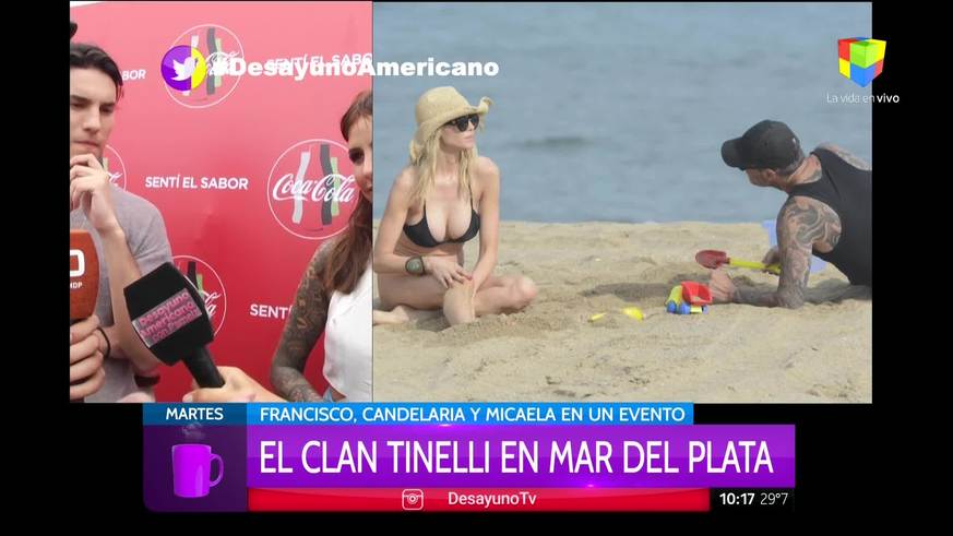 Candelaria, Micaela y Francisco Tinelli: la dinámica de su familia ensamblada y ¿se imaginan a su papá como presidente?