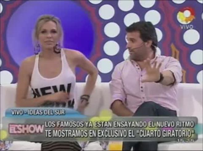 Los primeros ensayos de Cuarto Giratorio en Bailando 2011