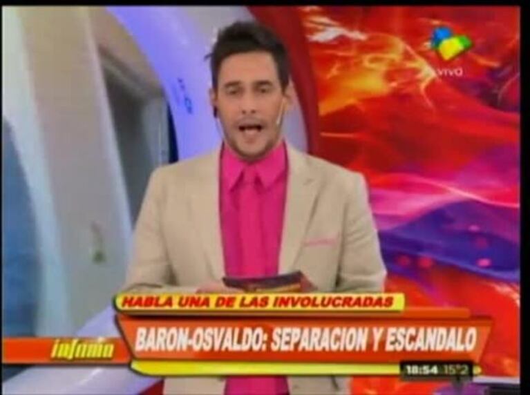 Flor Zaccanti dio a entender que Osvaldo le habría mandado fotos hot