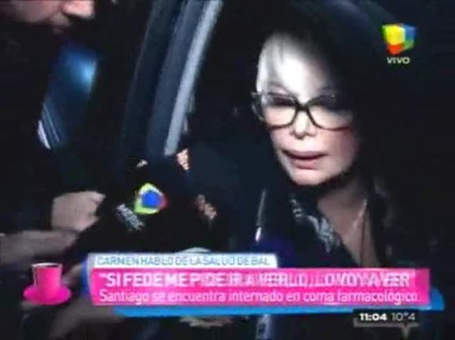 Carmen Barbieri sobre la salud de Santiago Bal