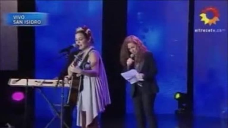 Soñando por cantar: la emotiva presentación de la sobrina de Sandra Mihanovich
