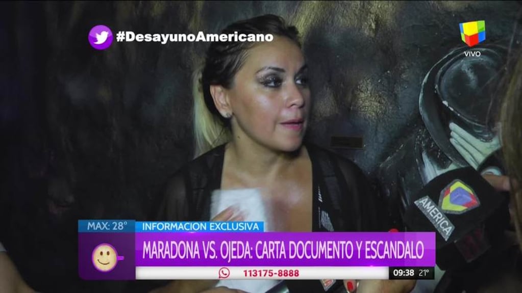 Verónica Ojeda salió a responderle a Diego Maradona y a Matías Morla