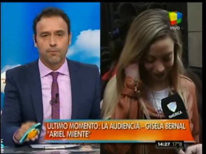El incómodo cruce de Gisela Bernal y Ariel Diwan en Tribunales: sus reacciones