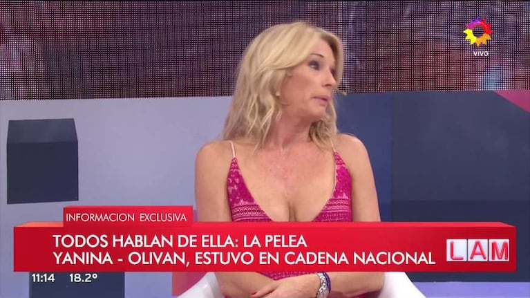 Yanina Latorre le respondió a Tití Fernández