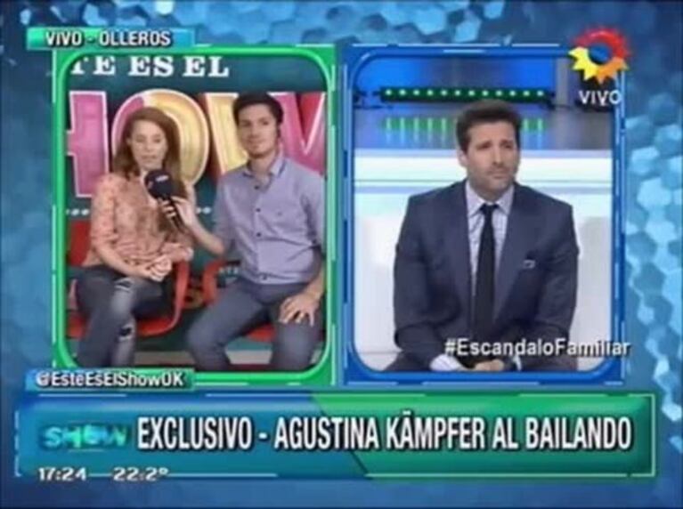 Agustina Kämpfer habló de las críticas por su incorporación a Bailando 2015 y contó qué opinó Amado Boudou