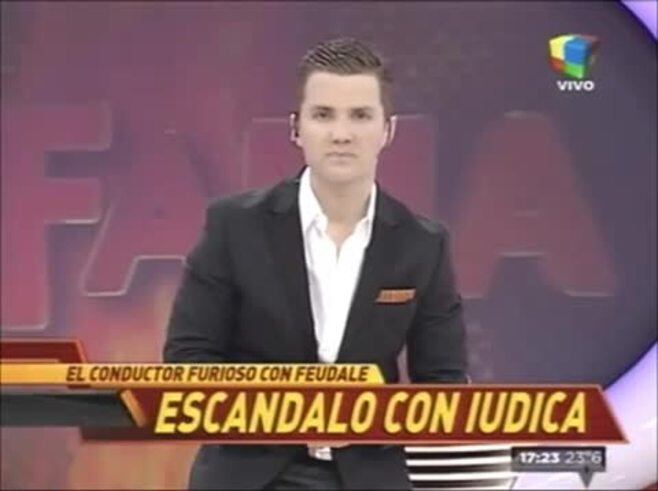 El cruce de Mariano Iúdica y Marcela Feudale en Infama