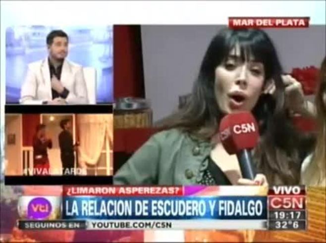 A Laura Fidalgo le mostraron una vieja pelea con Escudero… ¡y estalló de bronca!