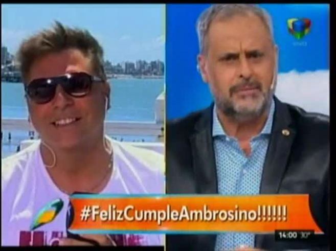 Jorge Rial y Adabel Guerrero se reconciliaron en vivo