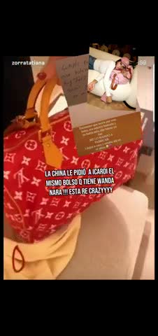 El video viral que expone a la China Suárez por copiarle la cartera Louis Vuitton a Wanda Nara