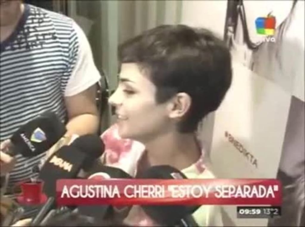 Agustina Cherri: "Estoy separada"