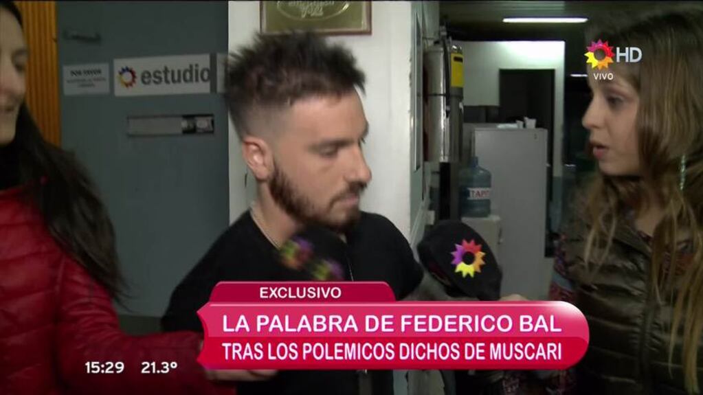 El descargo de Fede Bal tras las fuertes declaraciones de Muscari