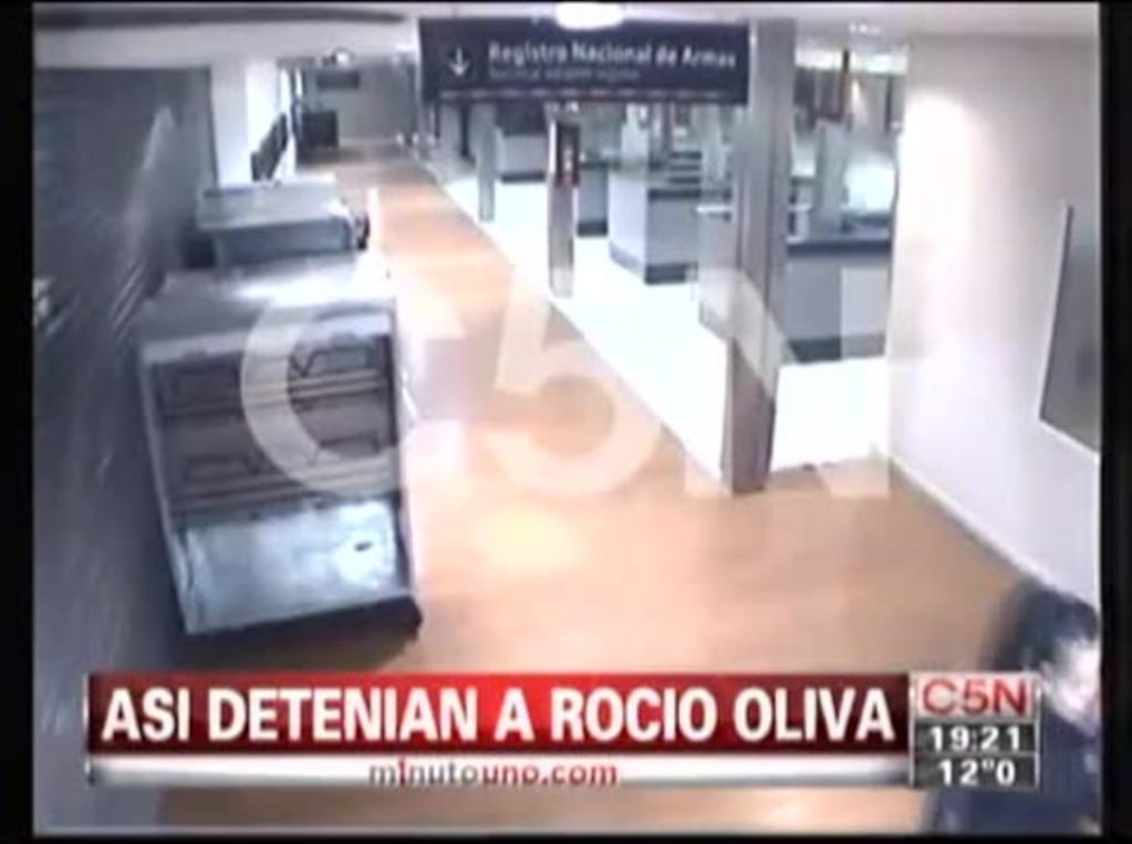El video de la detención de Rocío Oliva en Ezeiza