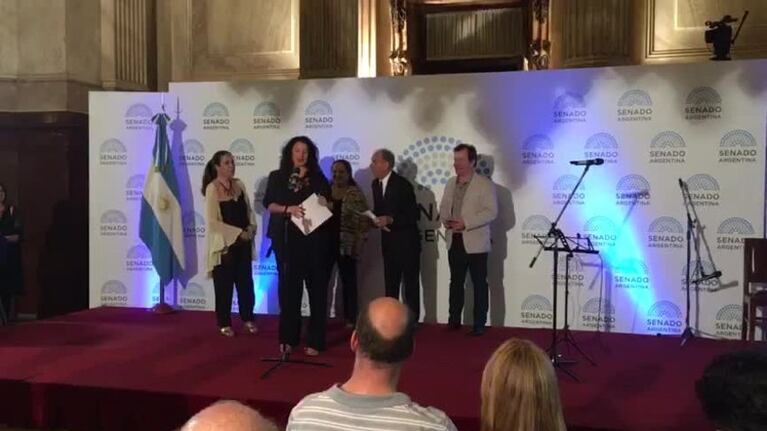 Pablo Codevilla, galardonado en el Congreso Nacional por sus 50 años en la Asociación Argentina de Actores