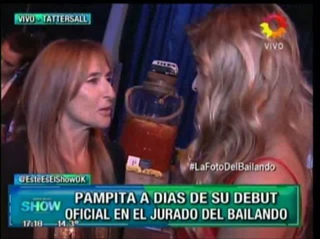 La reacción de Pampita cuando le preguntaron por Pico Mónaco en Este es el show