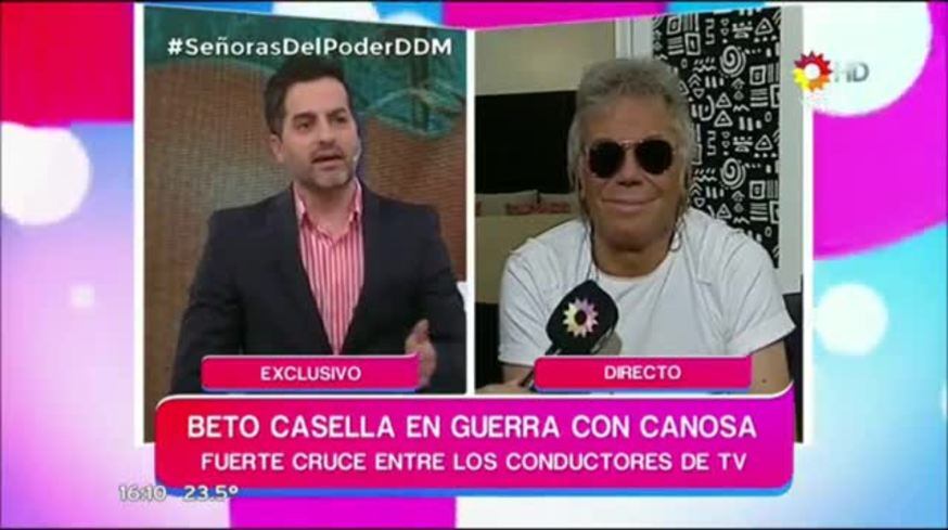 Beto Casella contra Viviana Canosa: "Lo hubieran dejado al querido Pelado que es un tipazo"