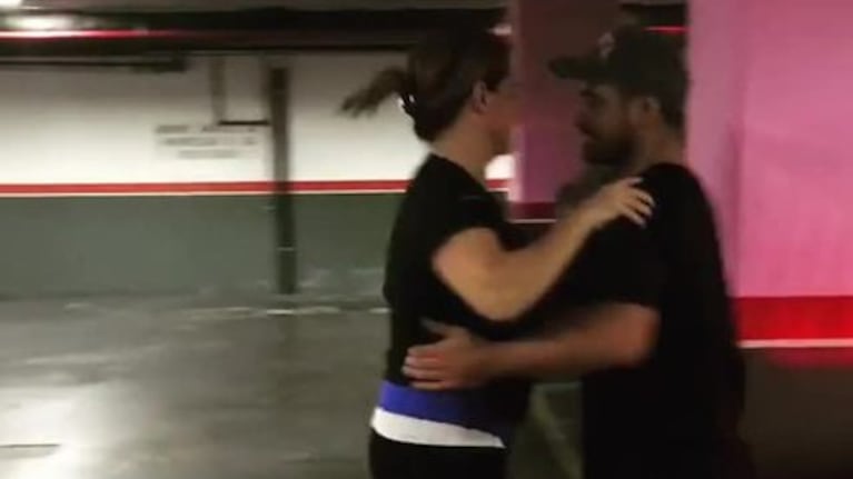 Nancy Pazos ensayó para el Bailando... ¡en un estacionamiento!