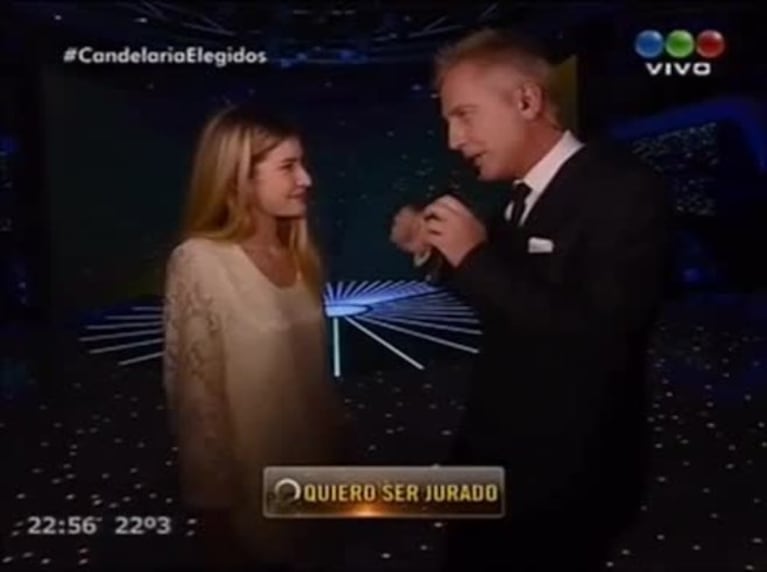 La bella participante de Elegidos que volvió loco al público y al Puma Rodríguez