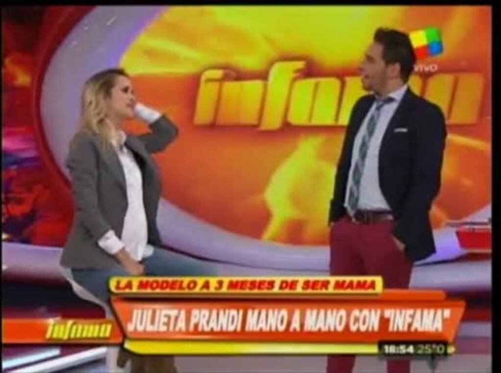 Julieta Prandi habló de Zapping en Infama