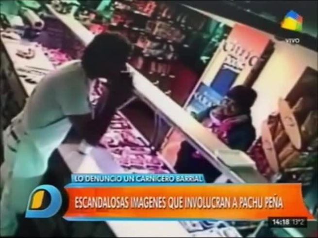 La palabra de Pachu Peña tras el video en el que está agarrando dinero del mostrador de una carnicería: "Me sentí mal cuando vi esa imagen; pensé que..."