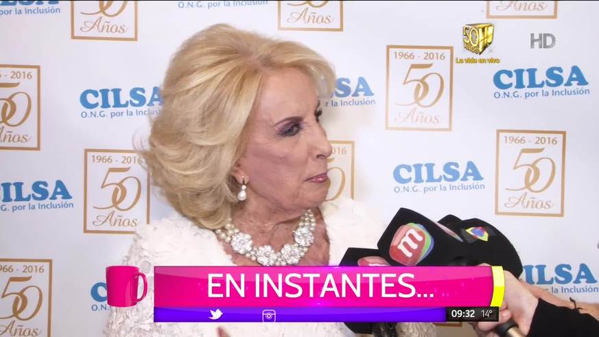 Mirtha opinó de la vida amorosa de Pampita