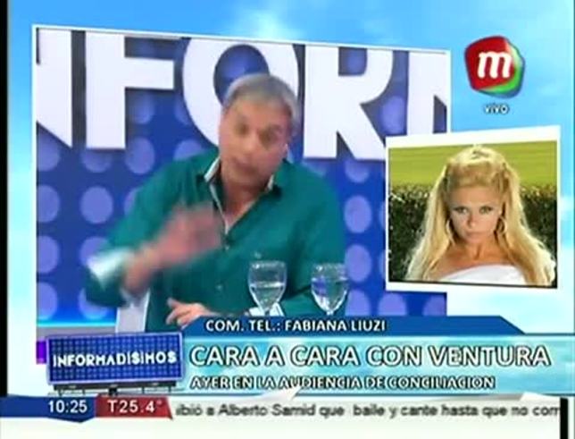 Fabiana Liuzzi estuvo en Informadísimos y habló de Luis Ventura
