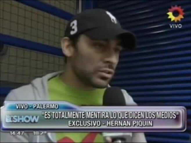 El enojo en vivo de Hernán Piquín con Este es el show