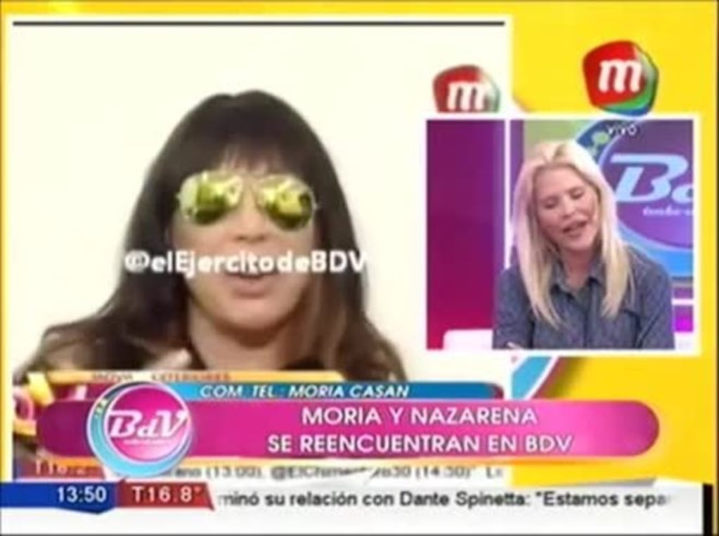 El video de la emoción de Nazarena Vélez tras la tregua con Moria Casán