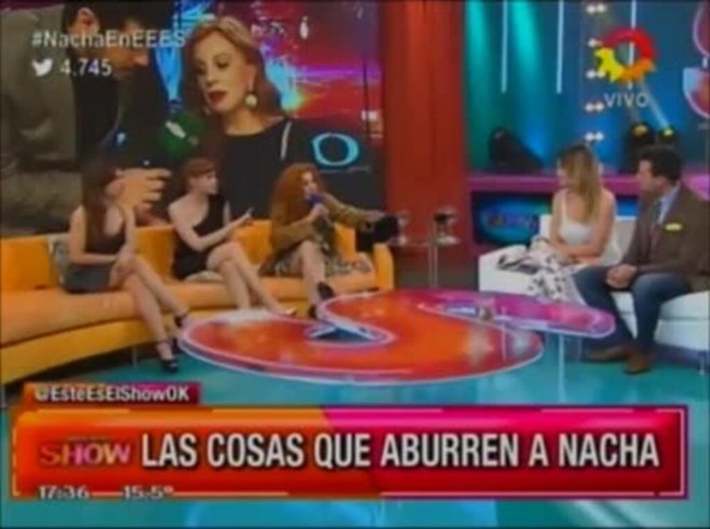 Nacha Guevara, en Este es el show: discutió con Marcela Coronel y reveló que cumple 74 años