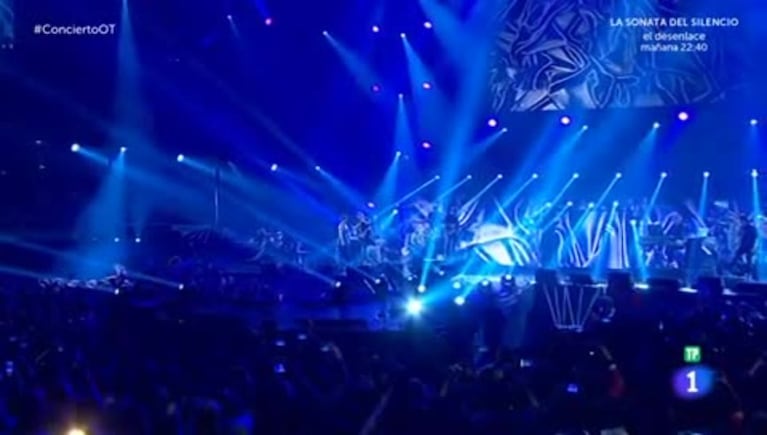 Bisbal le cortó el rostro a su exnovia en pleno show