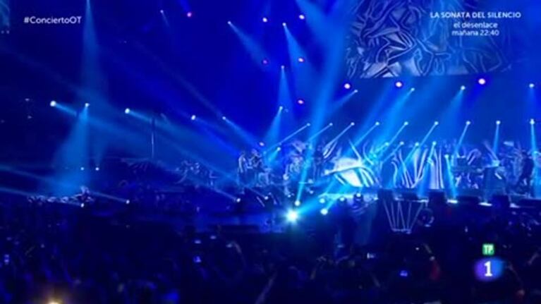 Bisbal le cortó el rostro a su exnovia en pleno show