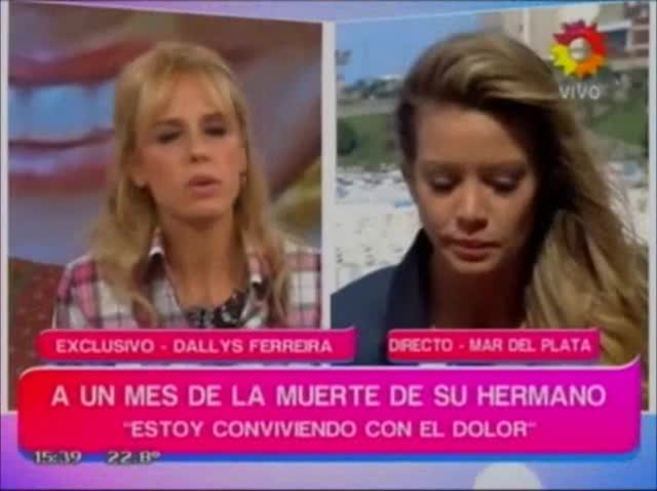 Dallys Ferreira, a un mes de la muerte de su hermano: "No me gusta llevar mi tristeza a todos lados"