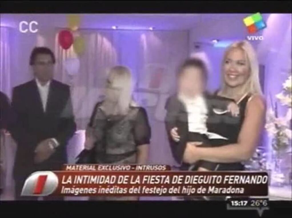 El cumpleaños de Dieguito Fernando desde adentro: mirá el video