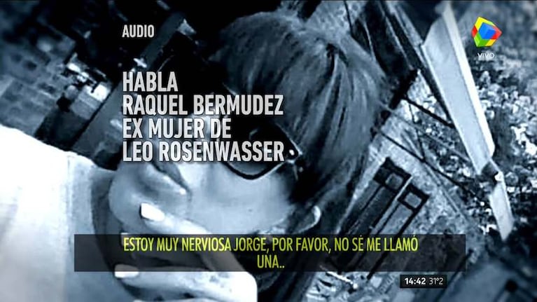 El llamado desesperado de la exesposa de Leo Rosenwasser luego de enterarse de su desvanecimiento