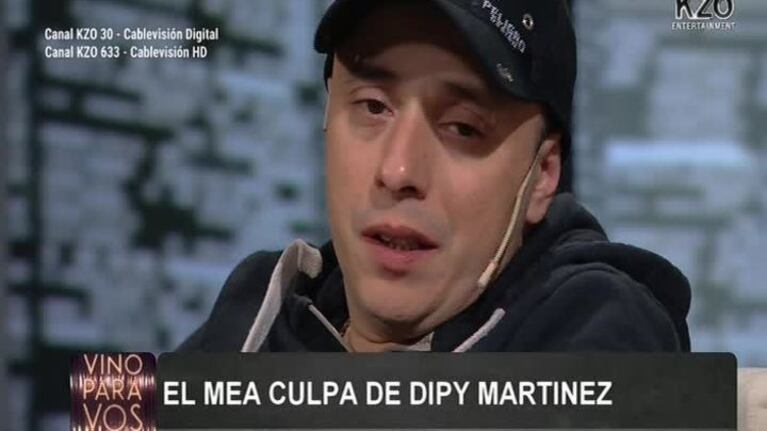 El desconsolado llanto de El Dipy en Vino para vos