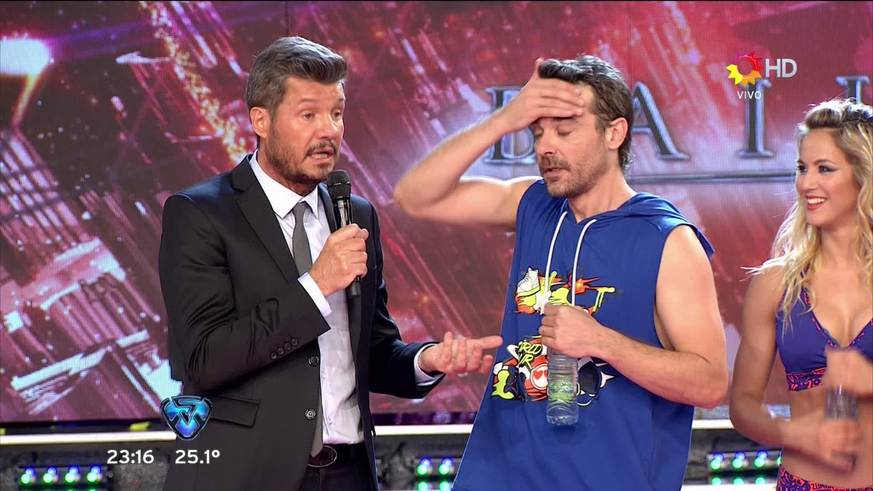 Tinelli conoció al bebé del Chato Prada