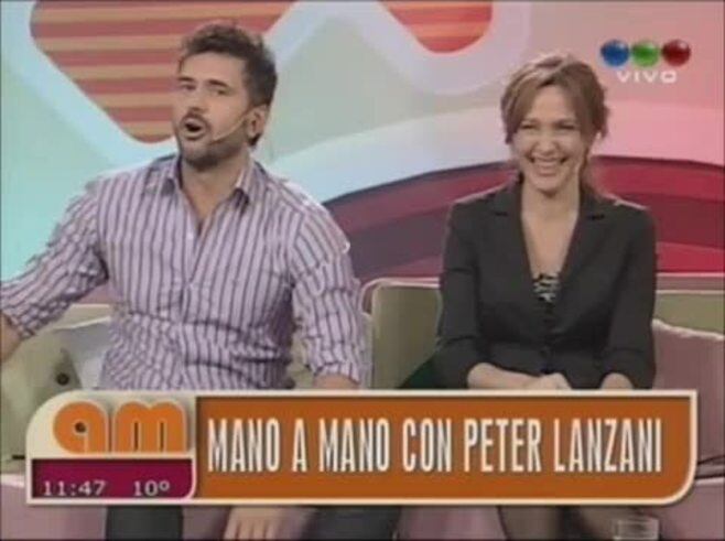 Leo Montero desafió a Peter Lanzani a hacer saltos con soga