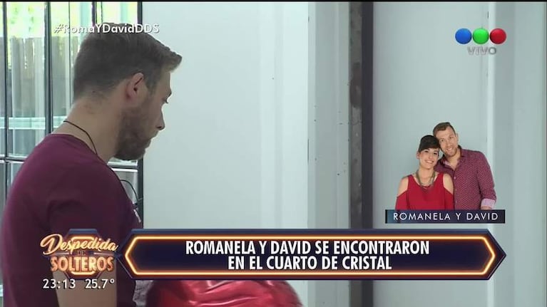 El emotivo reencuentro de Romanella y David en Despedida de solteros