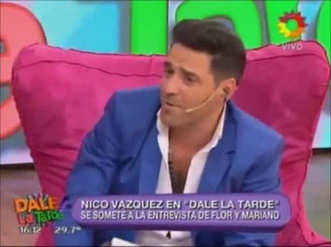 La "crítica" de Nico Vázquez al ex marido de Flor Peña por el video prohibido