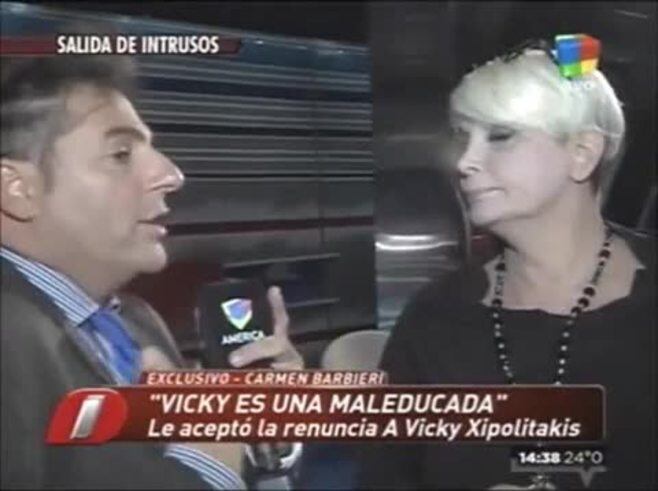 Tremenda charla telefónica entre Carmen Barbieri y Victoria Xipolitakis