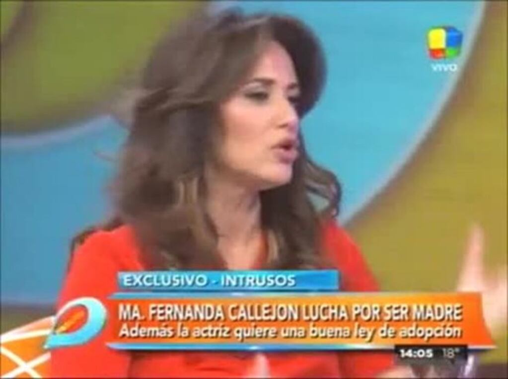 María Fernanda Callejón contó su lucha por ser madre en Intrusos: "Ya me hice una inseminación y no resultó. Fue durísimo"