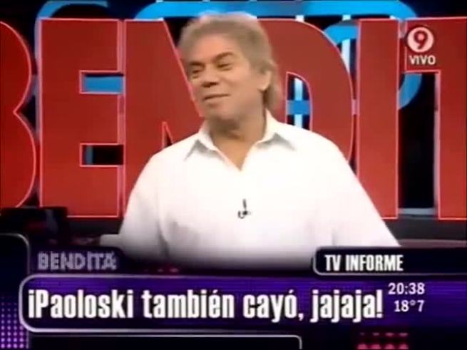Bendita hizo un informe con las mejores bromas a los conductores de TV
