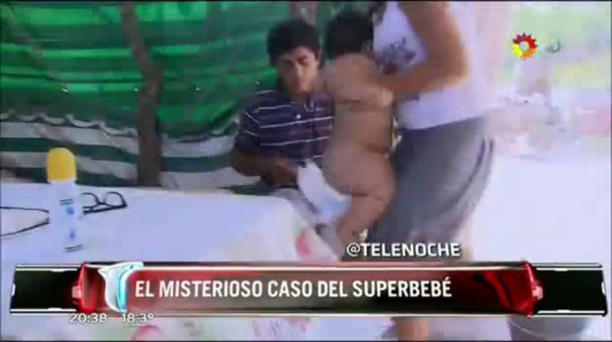 El asombroso súper bebé de 9 meses que pesa 20 kilos