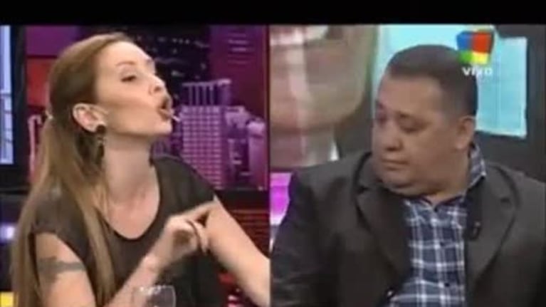 Fuerte pelea entre Analía Franchín y Luis D Elía en Intratables