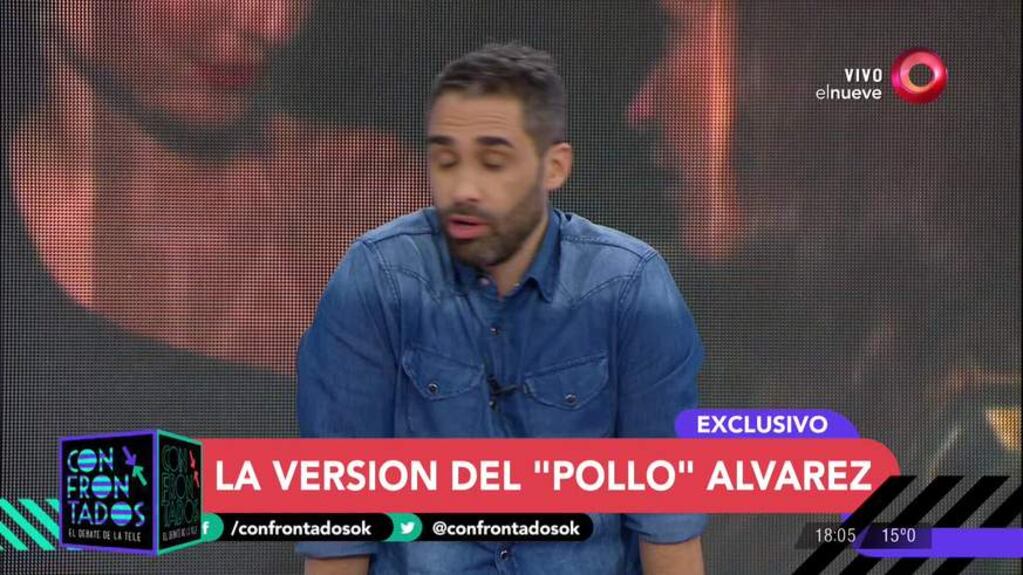 El Pollo Álvarez le respondió a Pampita