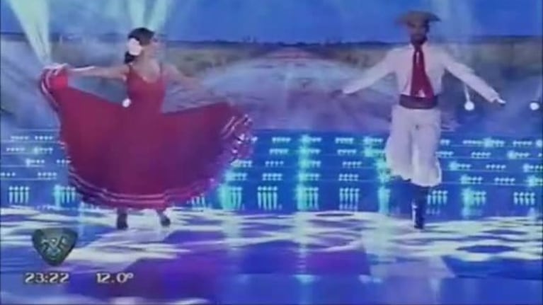 La emoción de Florencia de la Ve en ShowMatch por el cumpleaños de sus hijos